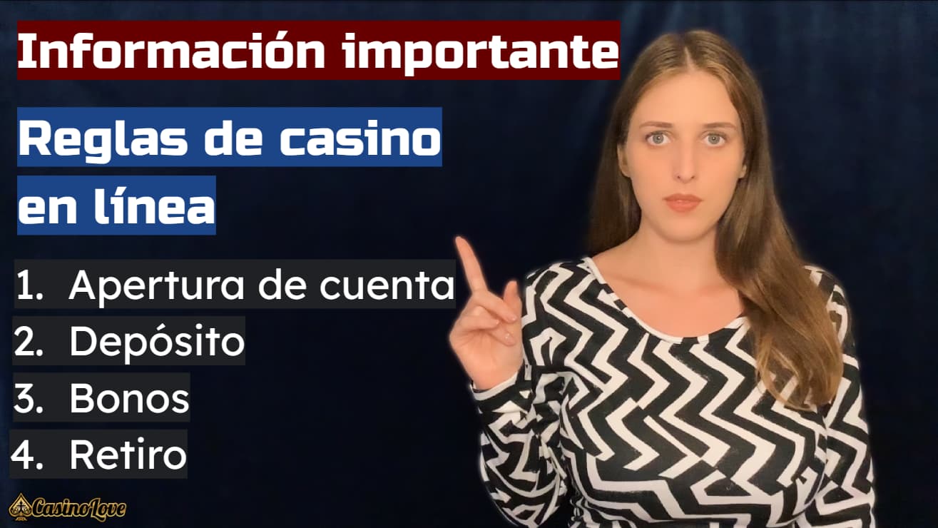 Reglas importantes del casino