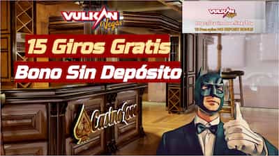 Vulkan Vegas Casino 15 Giros Gratis sin depósito con código promocional