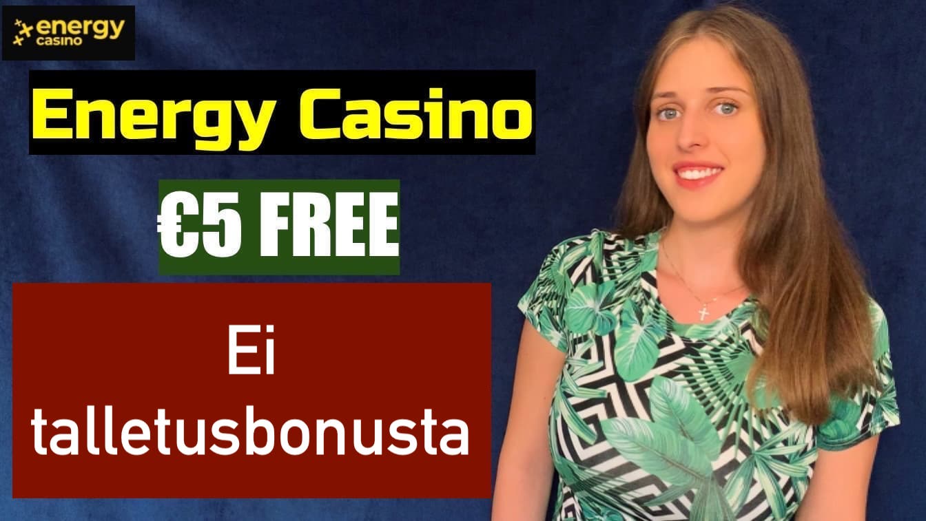 Energy Casino €5 ei talletus bonus