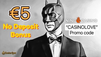 Nine Casino €5 no deposit bonus and promo code