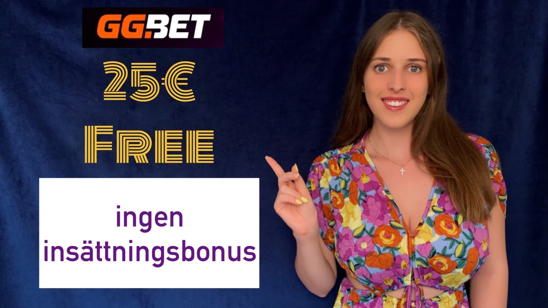 Bonus utan insättning på €25 på GGBet Casino